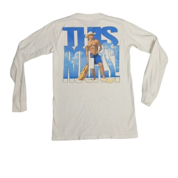 KENNY CHESNEY 2004 t-shirt official long sleeve This Rocks tour‎ tee unisex S - Picture 2 of 9